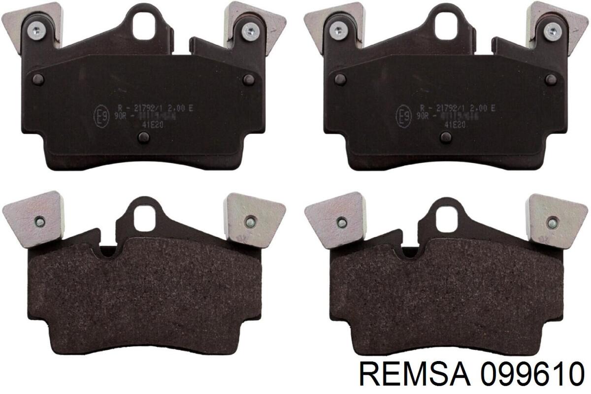 Купить 099610 Remsa Колодки тормозные задние, дисковые