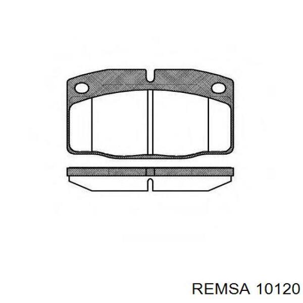 Передние тормозные колодки 10120 Remsa