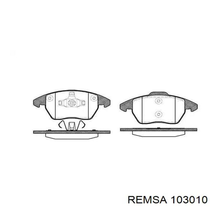 Передние тормозные колодки 103010 Remsa