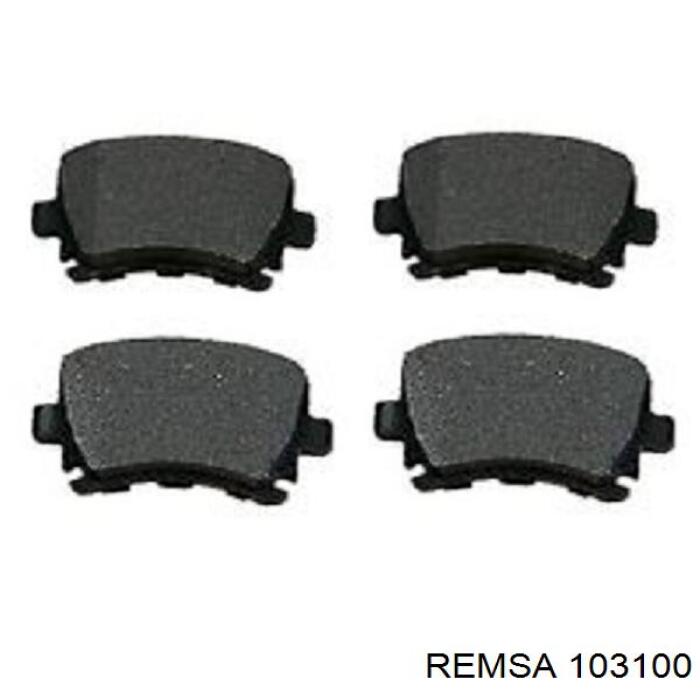 Купить 103100 Remsa Колодки тормозные задние, дисковые