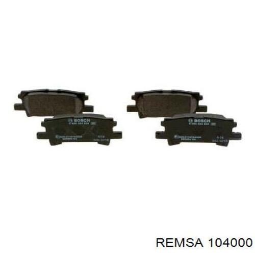 Купить 104000 Remsa Колодки тормозные задние, дисковые