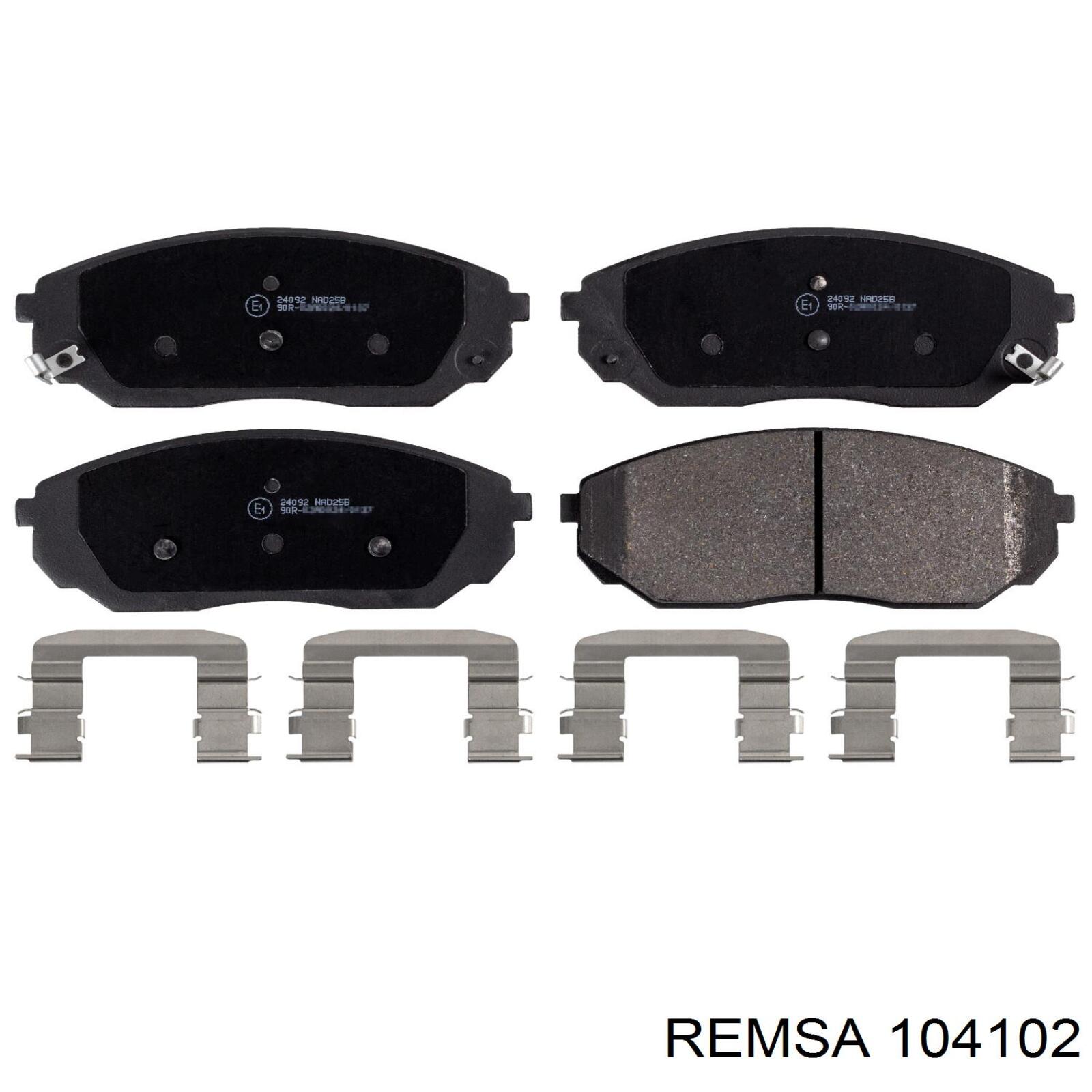 Колодки Remsa 104102 цена, от 31.49 USD