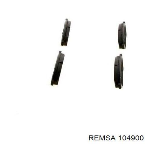 Купить 104900 Remsa Колодки тормозные задние, дисковые