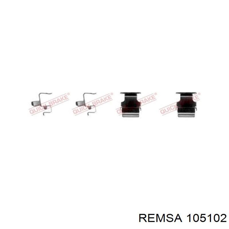 Задние дисковые колодки Remsa 105102