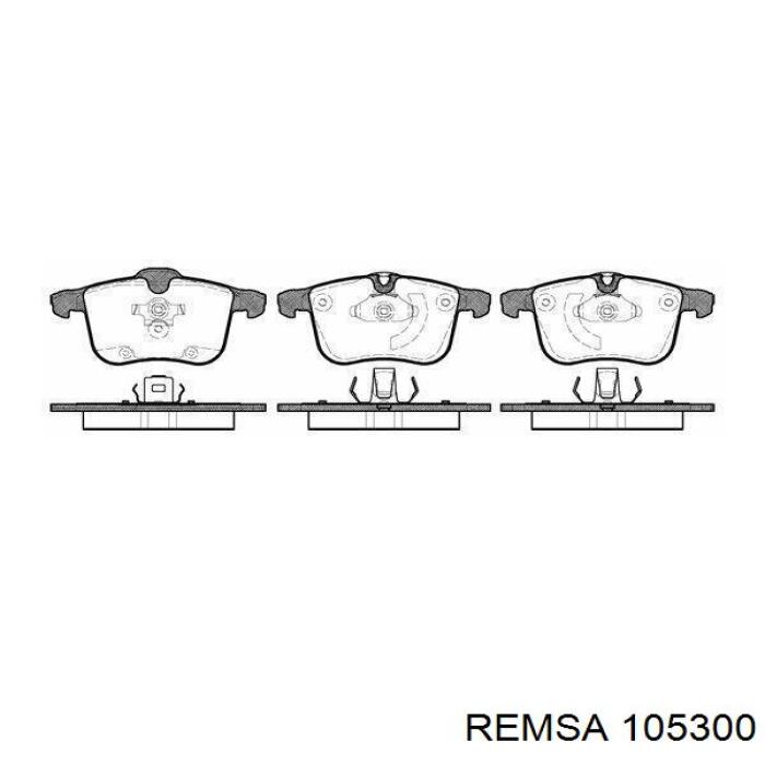 Купить 105300 Remsa Колодки тормозные