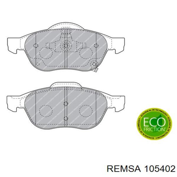 105402 Remsa Колодки передние