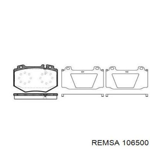 Тормозные колодки Remsa 106500