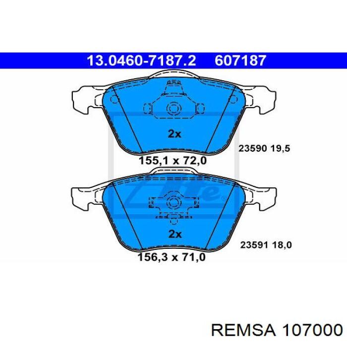 Колодки Remsa 107000 цена, от 25.99 USD