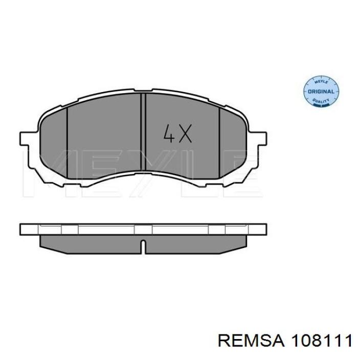 Колодки Remsa 108111 цена, от 31.67 USD