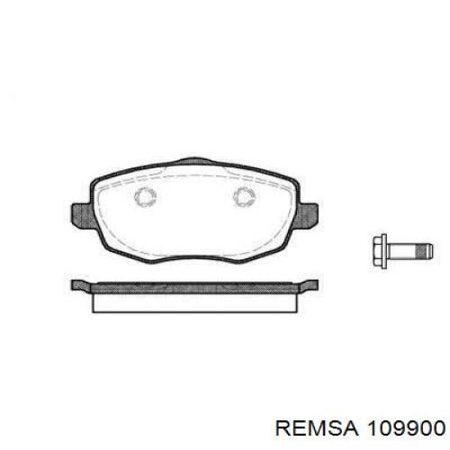 Передние тормозные колодки 109900 Remsa