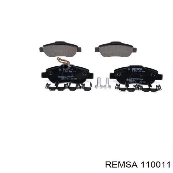 Передние тормозные колодки 110011 Remsa