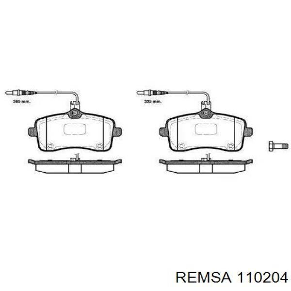 Колодки Remsa 110204 цена, от 40.66 USD