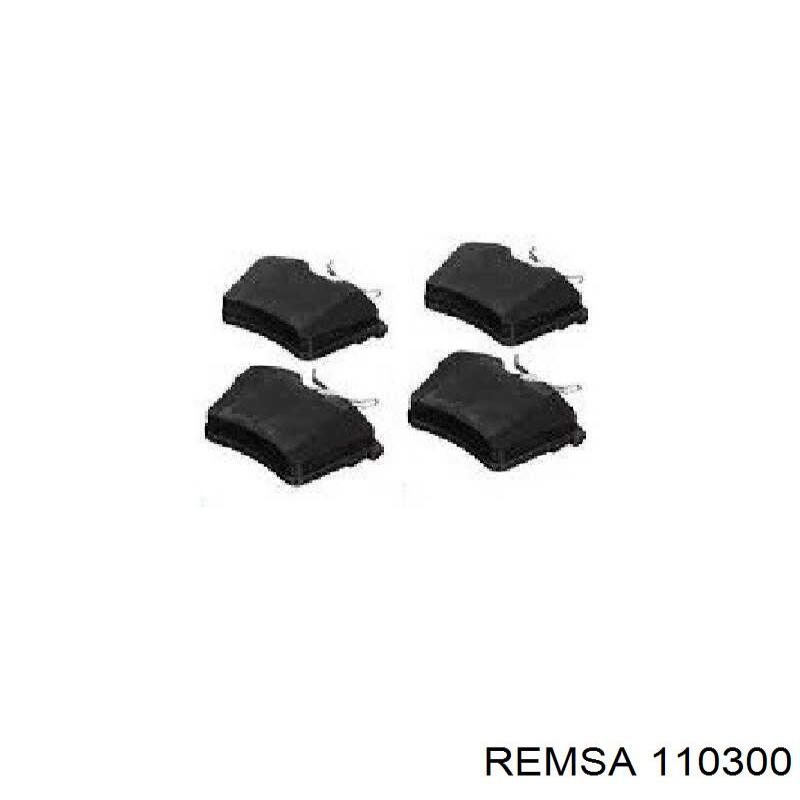 Задние дисковые колодки Remsa 110300