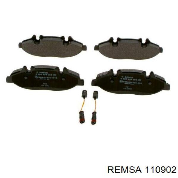 Передние тормозные колодки 110902 Remsa