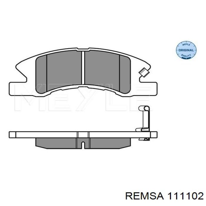 Тормозные колодки Remsa 111102
