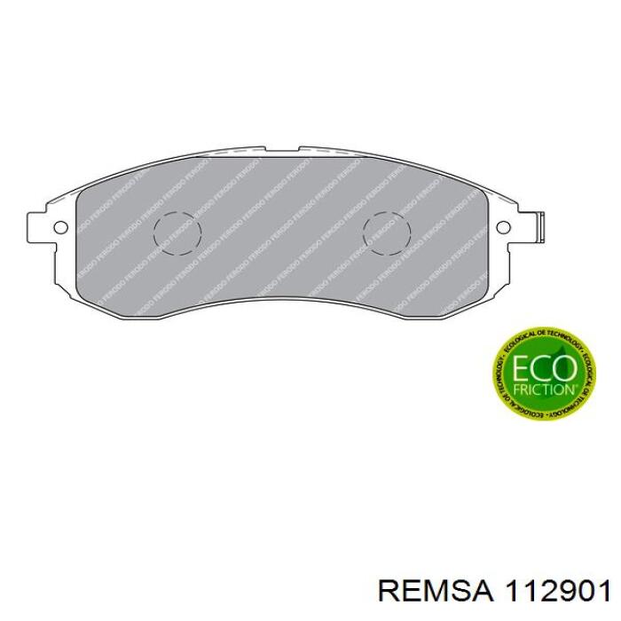 112901 Remsa Колодки передние