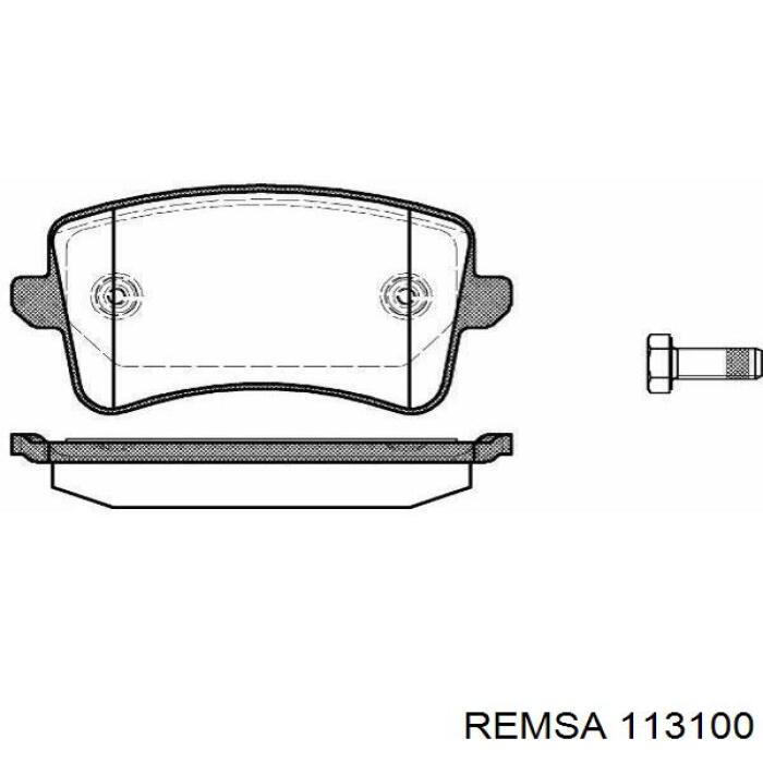 Передние тормозные колодки 113100 Remsa