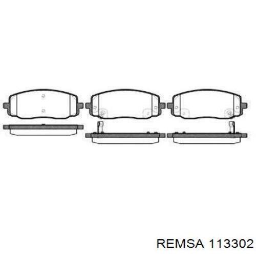 Передние тормозные колодки 113302 Remsa
