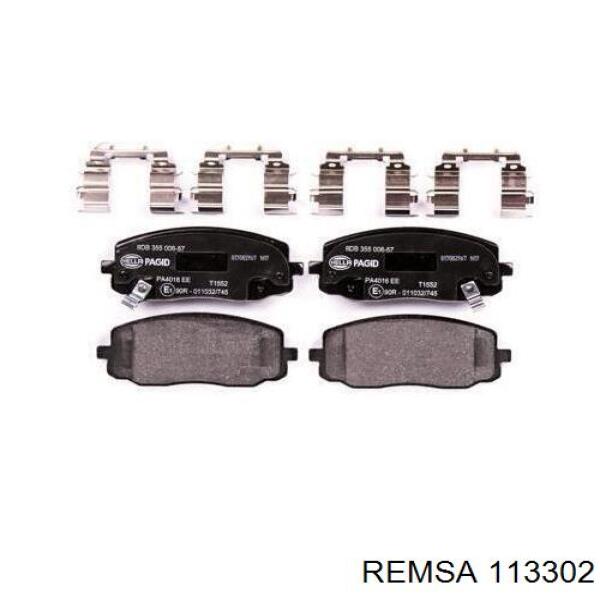 Передние тормозные колодки 113302 Remsa