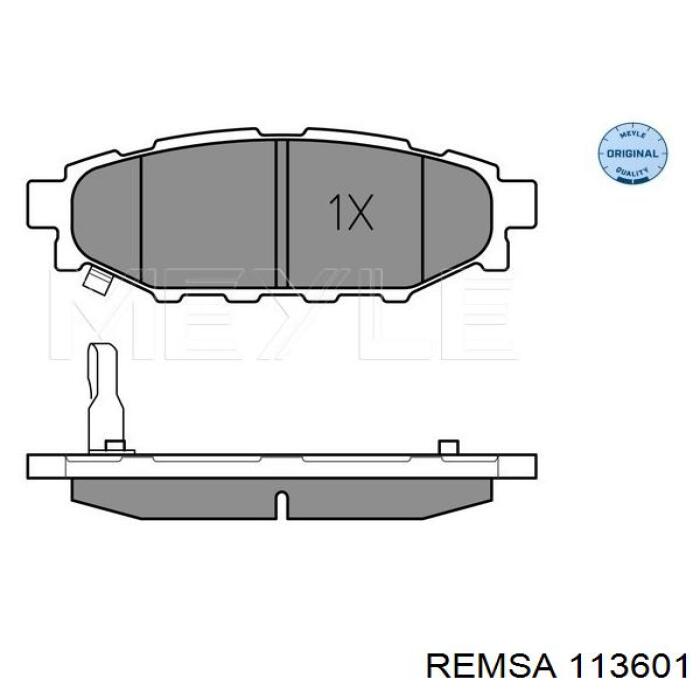 113601 Remsa Колодки тормозные дисковые комплект