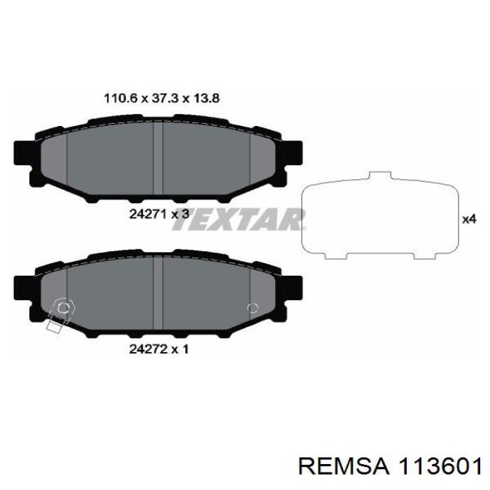 Колодки дисковые  Remsa 113601 цена, от 24.56 USD