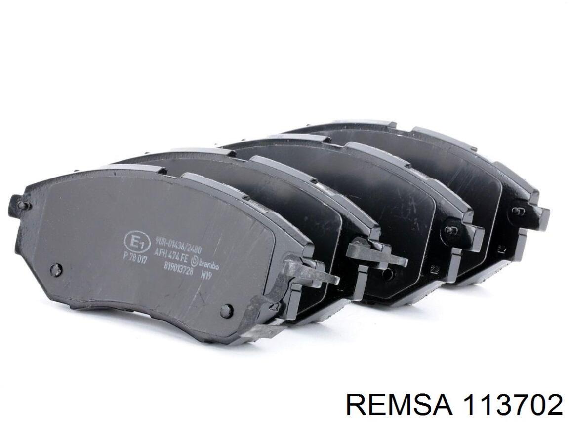 Передние тормозные колодки 113702 Remsa
