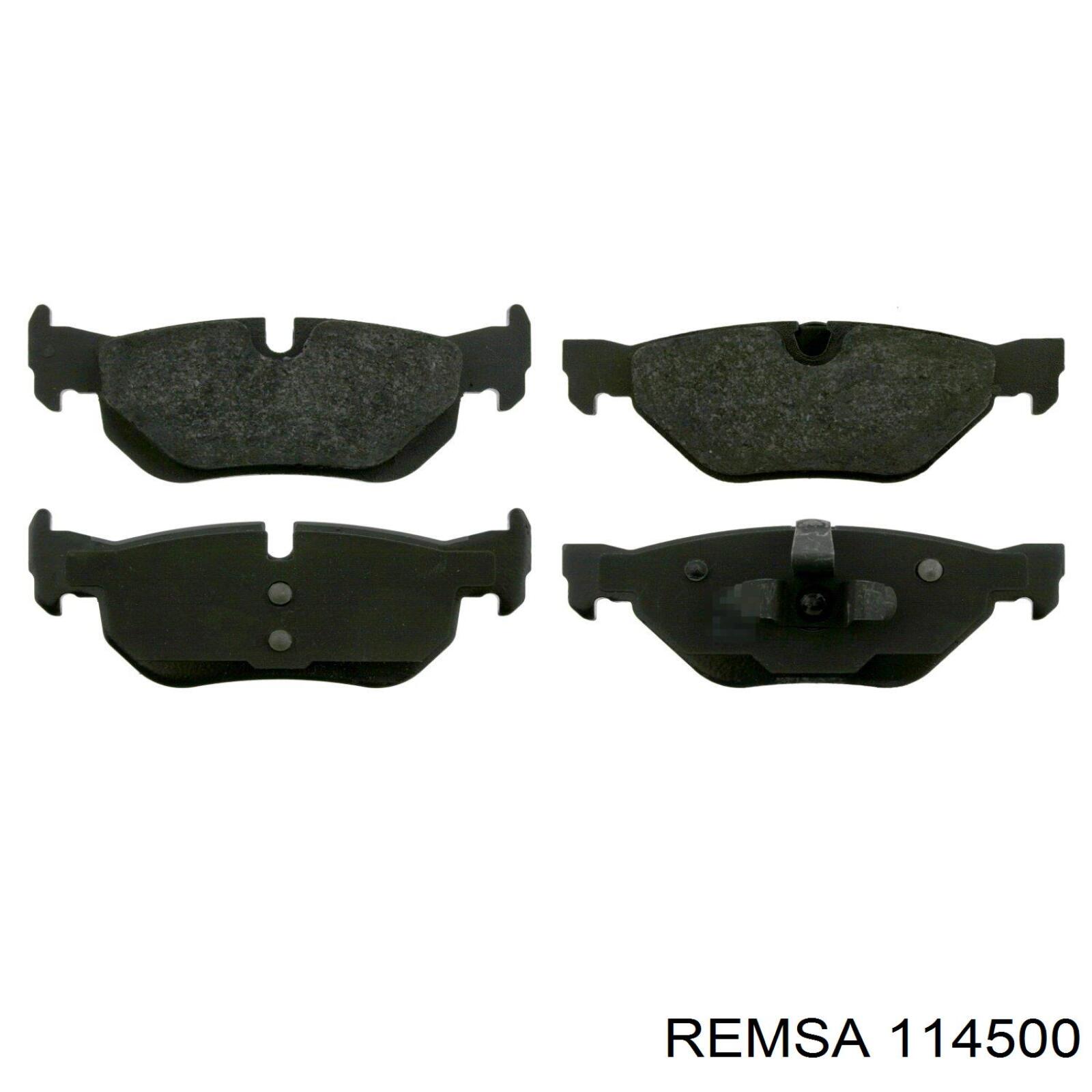 Задние тормозные колодки 114500 Remsa