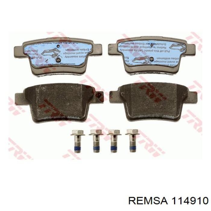 Колодки дисковые  Remsa 114910 цена, от 19.30 USD
