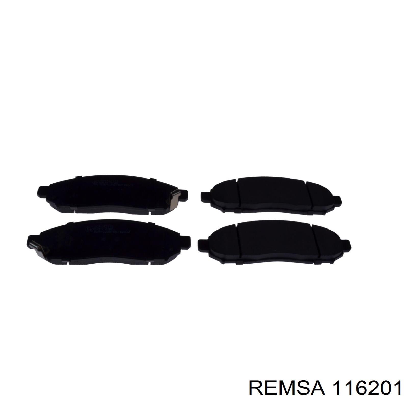 Тормозные колодки Remsa 116201