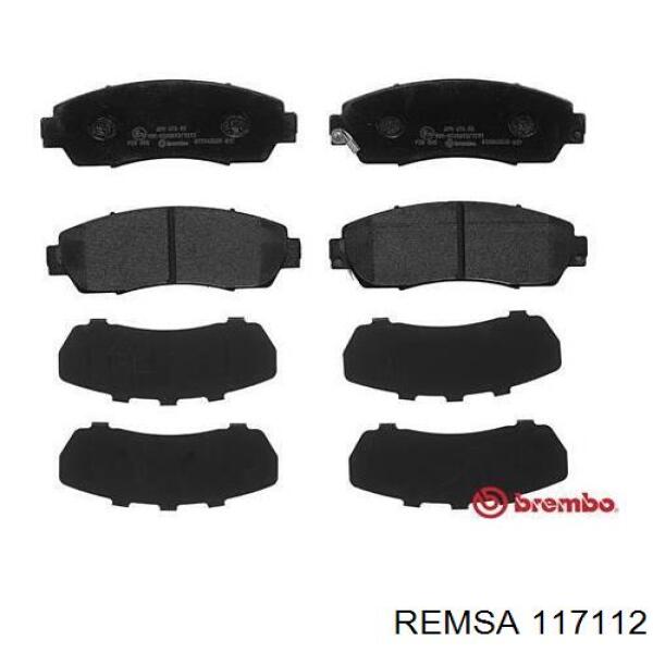 Купить 117112 Remsa Колодки тормозные