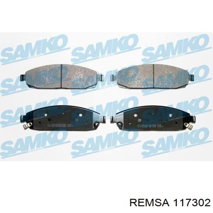Тормозные колодки Remsa 117302