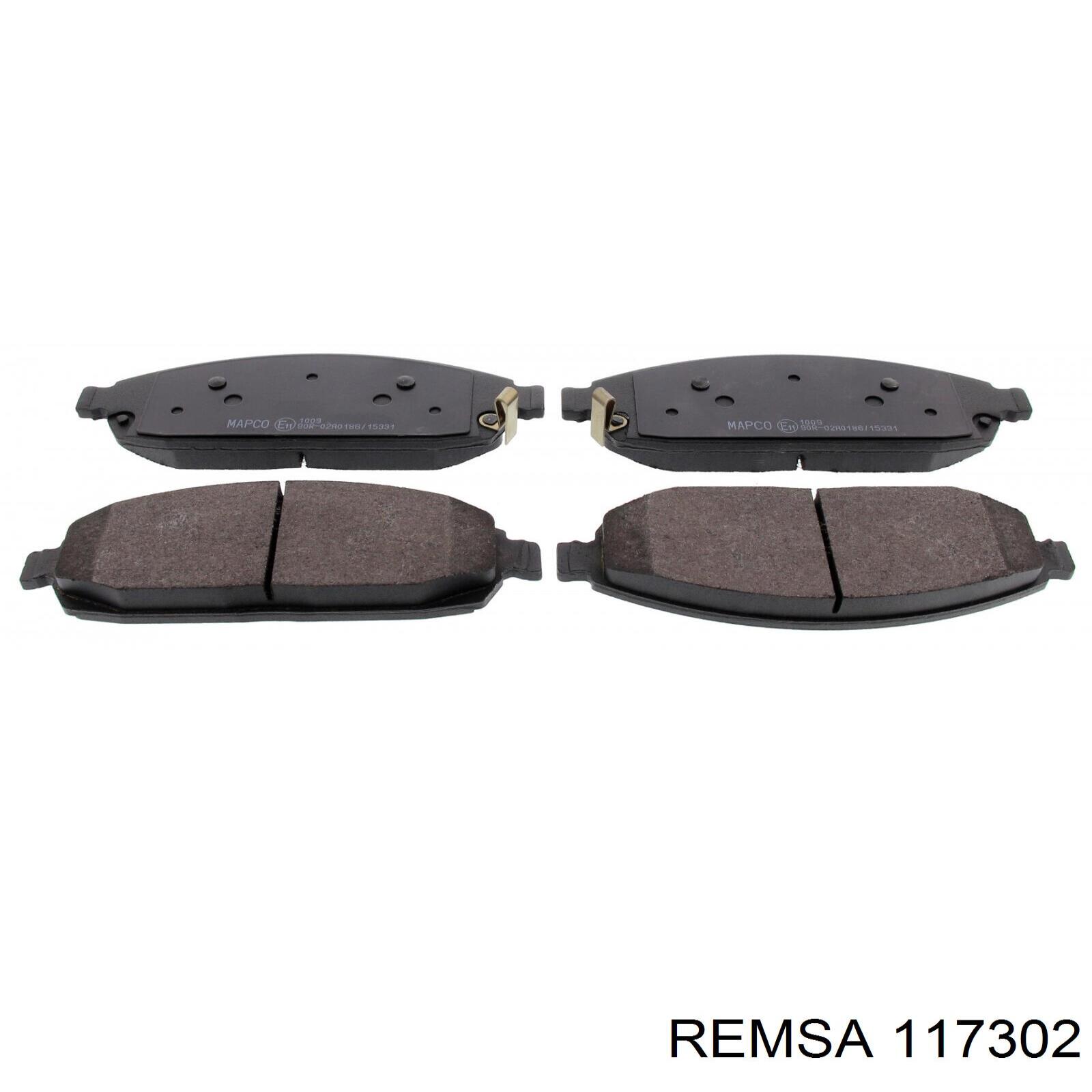117302 Remsa Колодки передние
