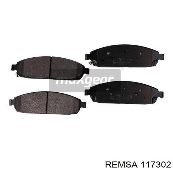 Передние тормозные колодки 117302 Remsa