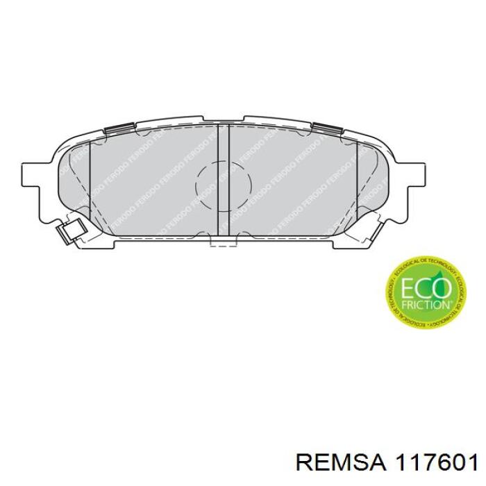 Колодки дисковые  Remsa 117601 цена, от 25.59 USD