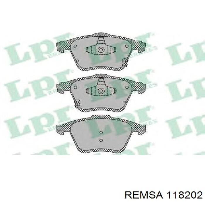 Купить 118202 Remsa Колодки тормозные