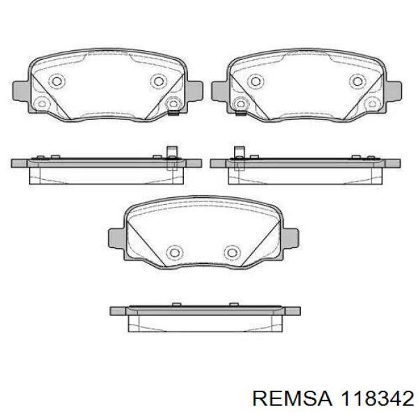 Тормозные колодки Remsa 118342