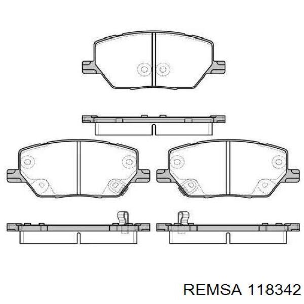 118342 Remsa Колодки передние