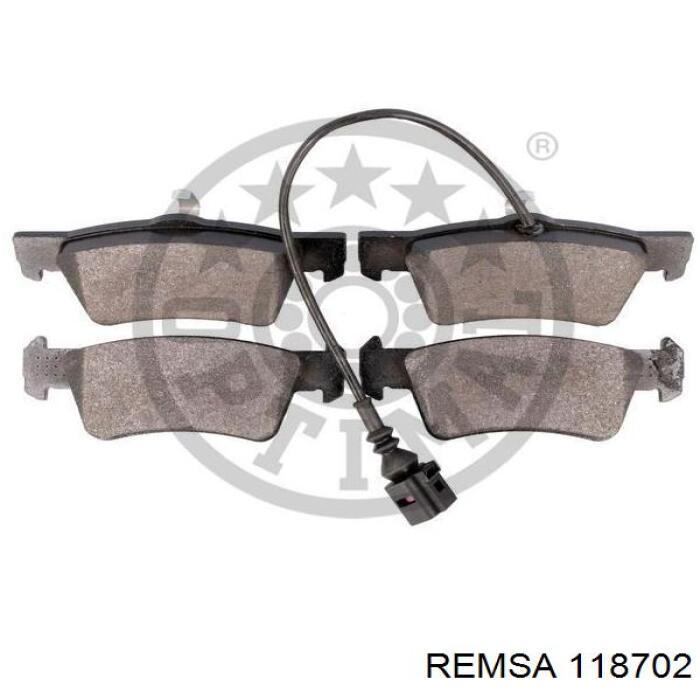 Задние дисковые колодки Remsa 118702