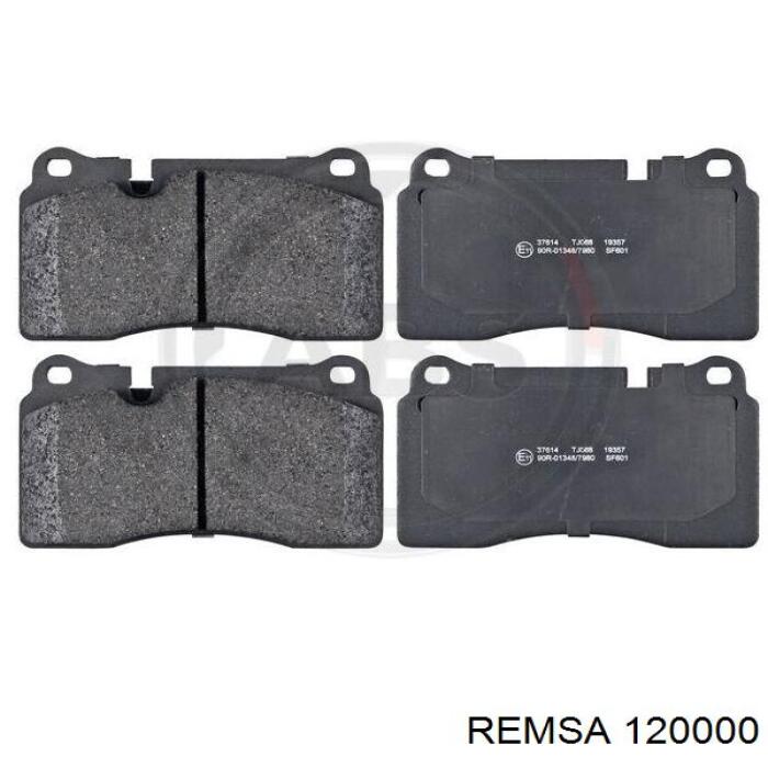 Передние тормозные колодки 120000 Remsa
