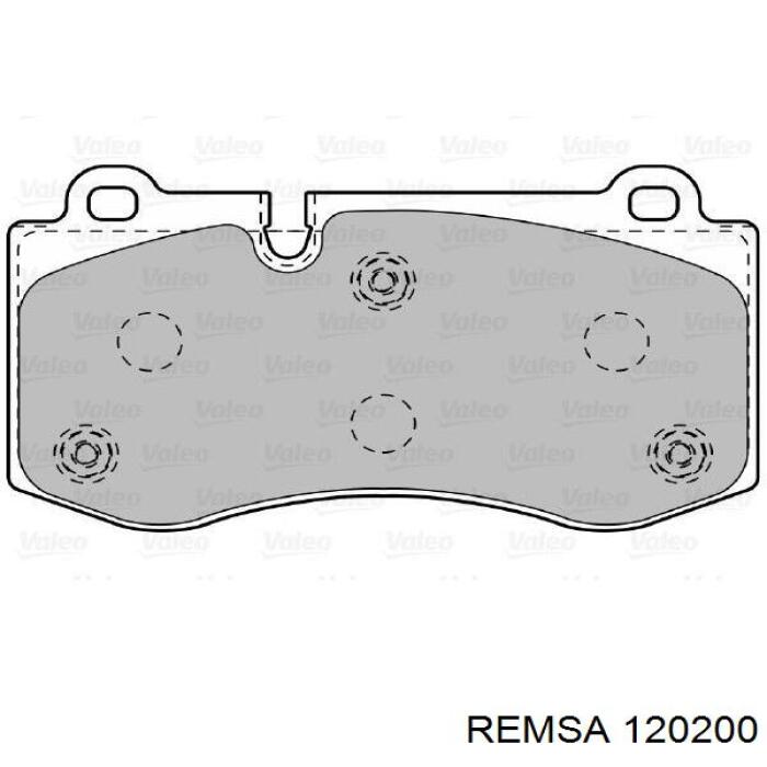Колодки Remsa 120200 цена, от 36.14 USD