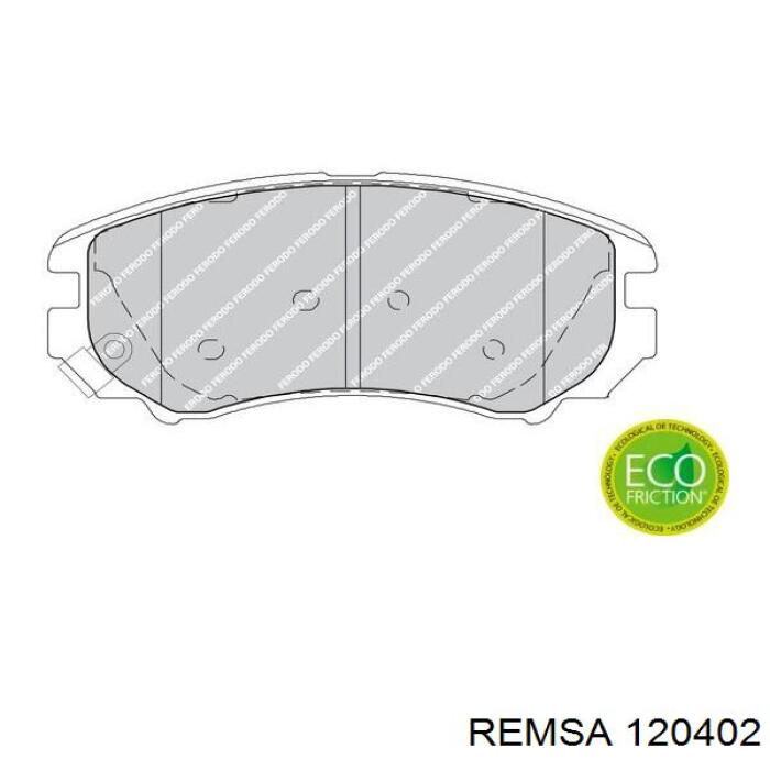 Тормозные колодки Remsa 120402