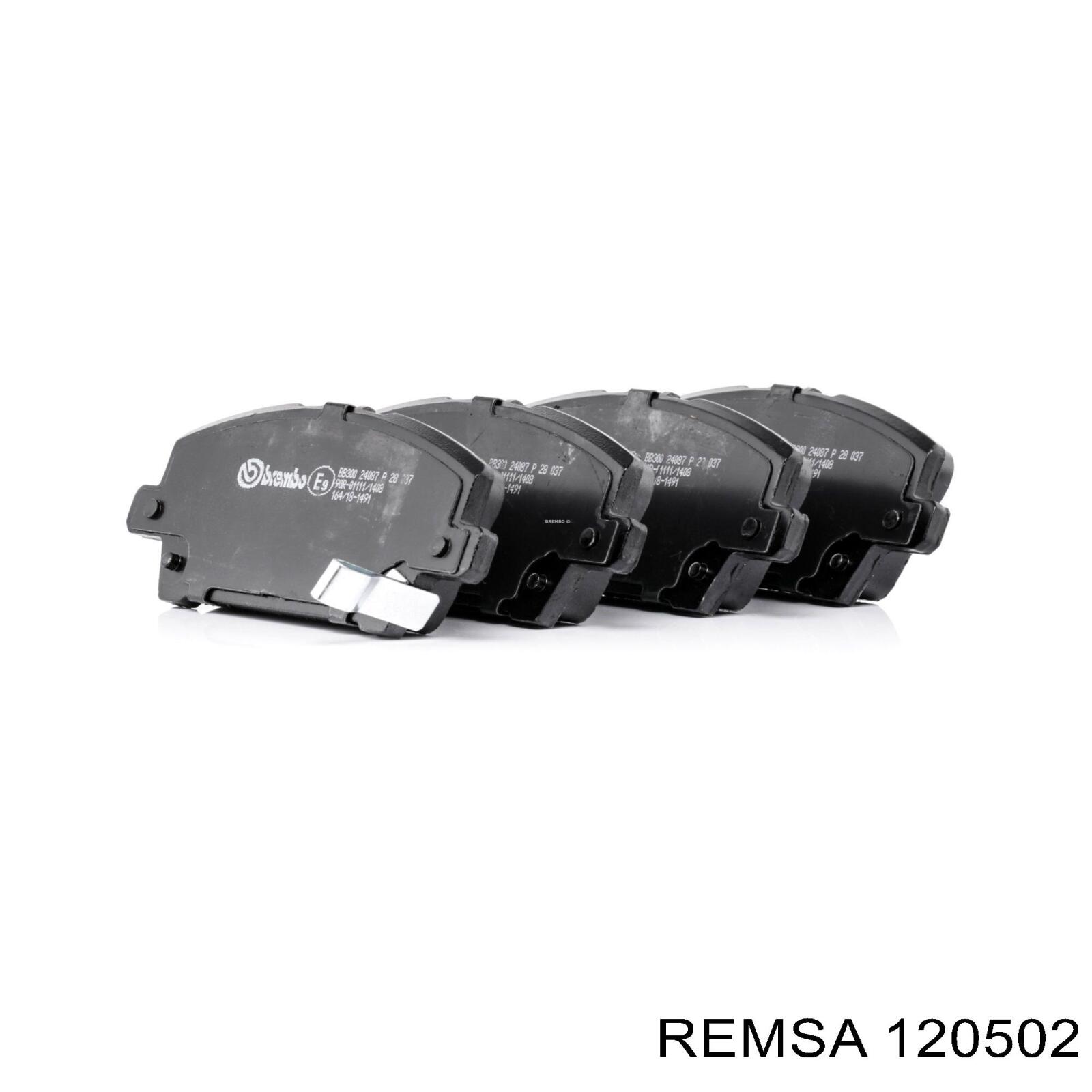 Тормозные колодки Remsa 120502