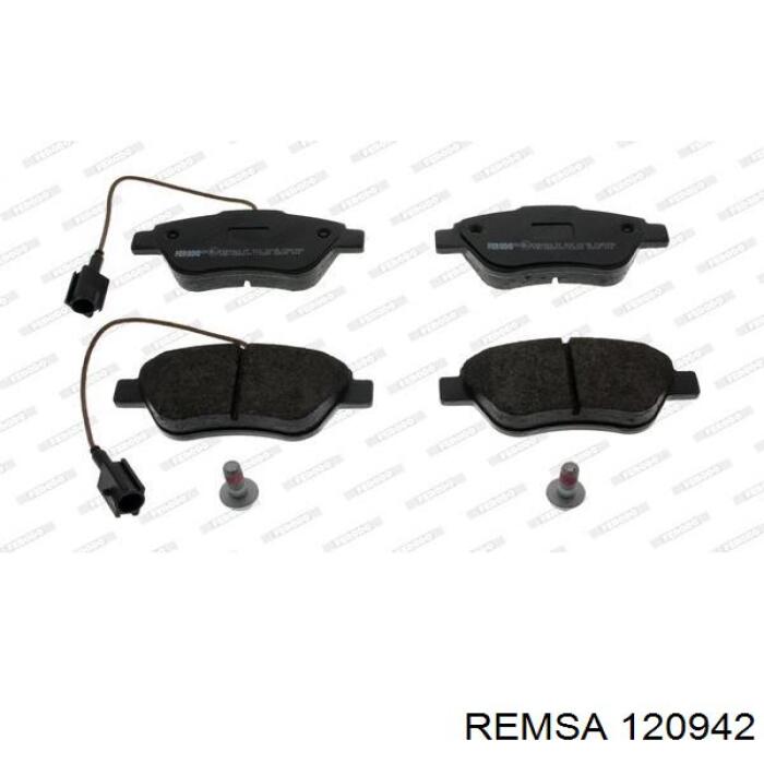 Купить 120942 Remsa Колодки тормозные задние, дисковые