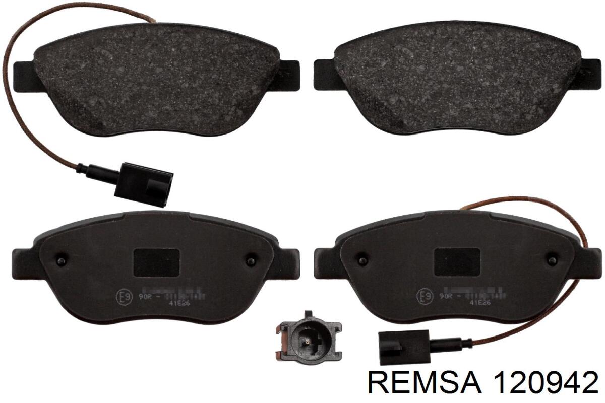Задние дисковые колодки Remsa 120942