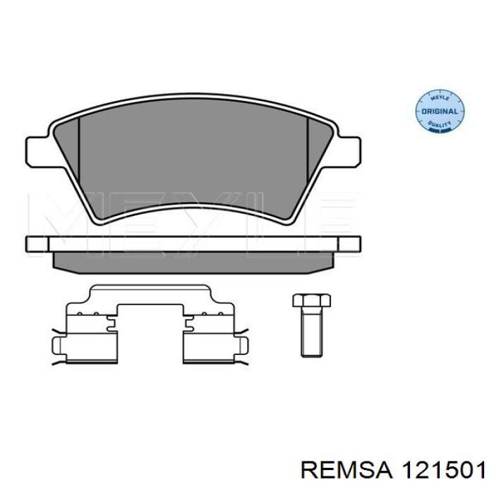 Передние тормозные колодки 121501 Remsa