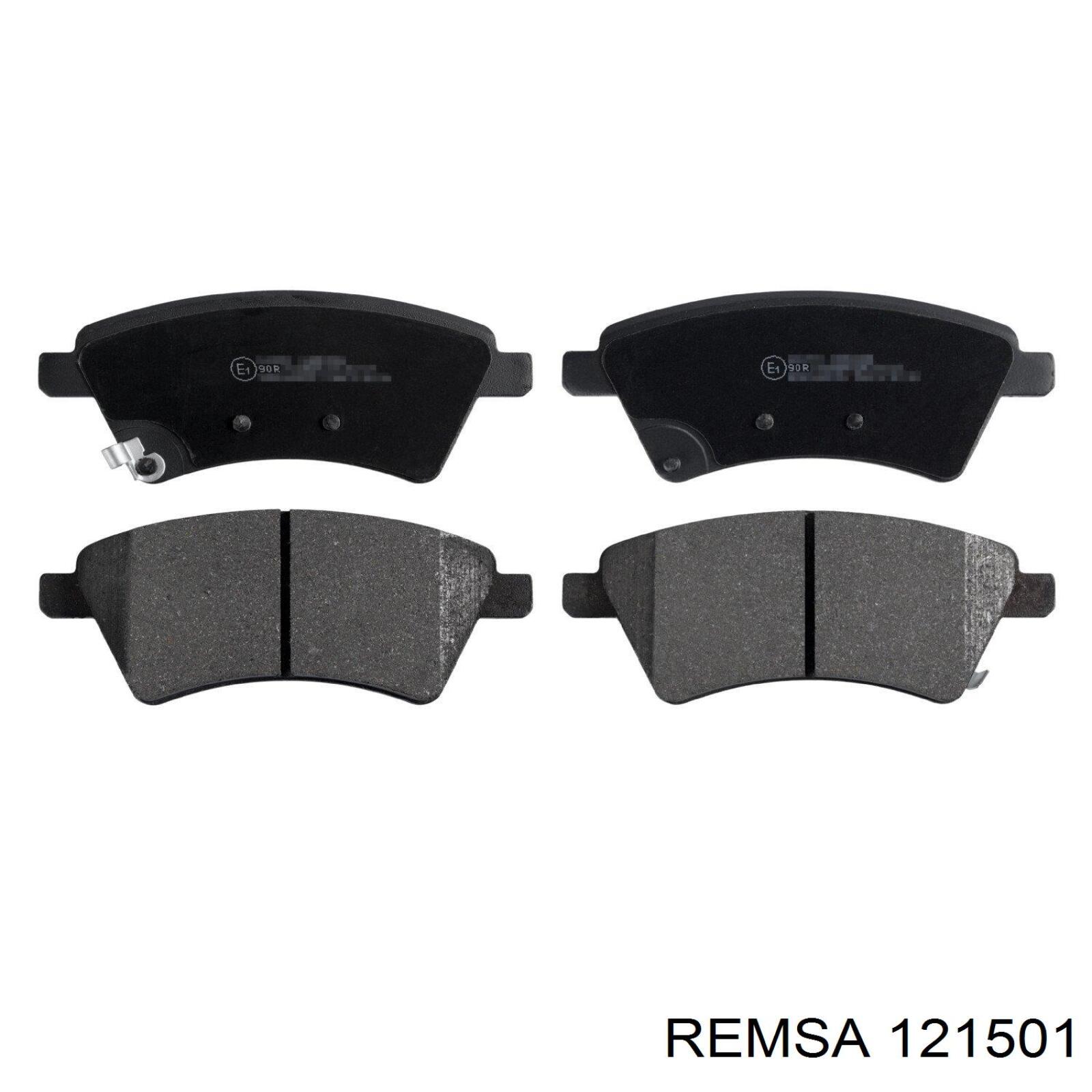 Передние тормозные колодки 121501 Remsa