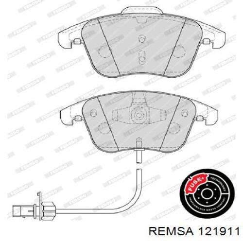 Тормозные колодки Remsa 121911