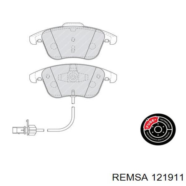 121911 Remsa Колодки передние
