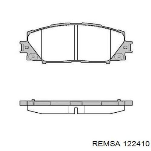 122410 Remsa Колодки передние