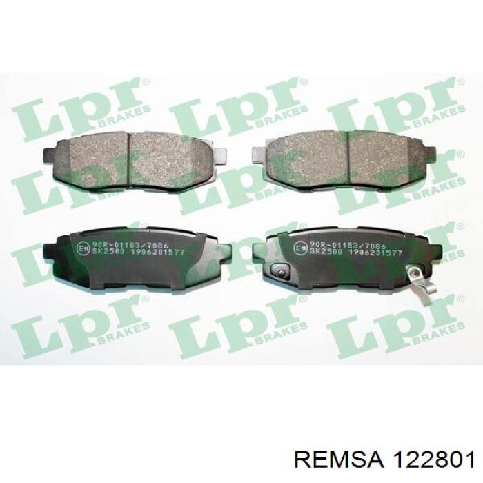 1228.01 Remsa колодки тормозные задние дисковые